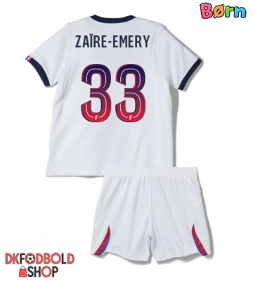 Paris Saint-Germain Warren Zaire-Emery #33 Udebanesæt Børn 2026-27 Kort ærmer (+ korte bukser)